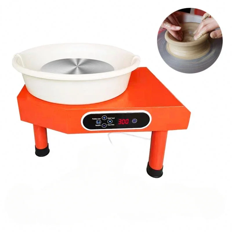 350W Electric Small Professional Ceramic Grinder Clay Sculpting Pottery Wheel Machine For For School Teaching And Pottery Diy