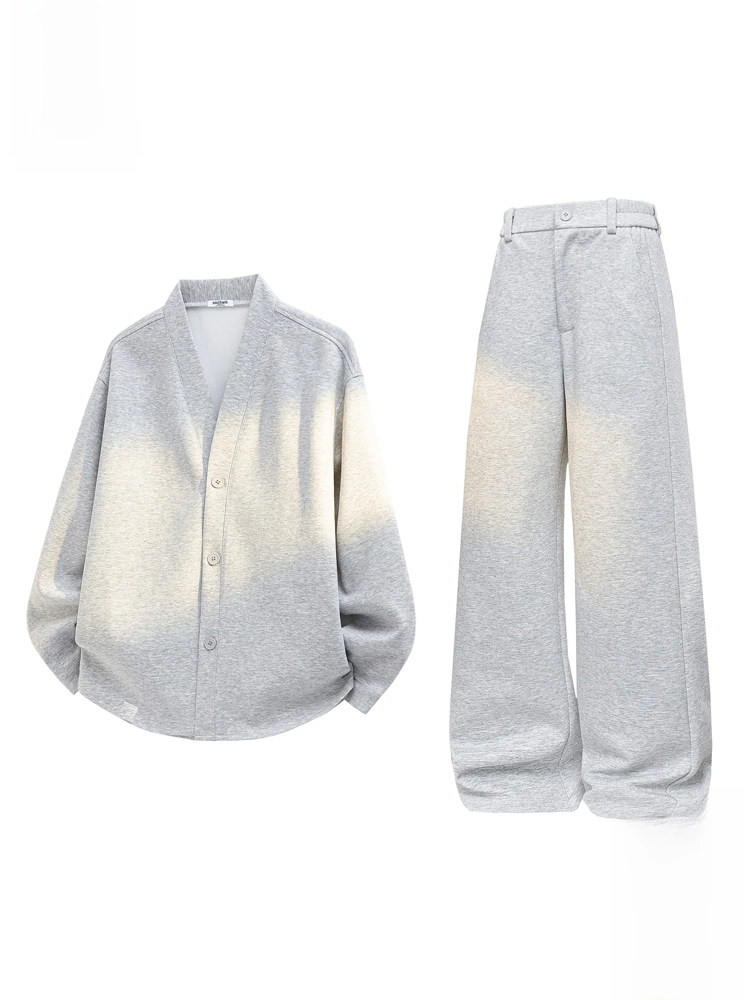 

Monkey Loose Fit Sportswear Set for Men V-Ne Sweatirt And Casual Pants Cotton Polyester Blend Winter Collection