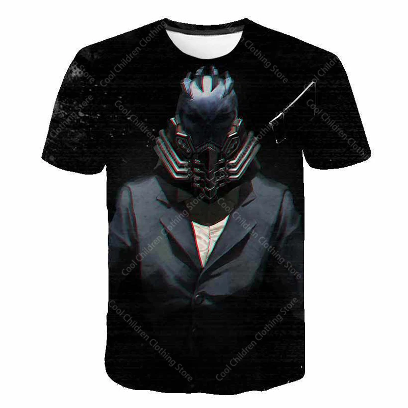 My Hero Academia Summer Boys Girls Short Sleeve Clothing for Tee Cute casual fashion Parent Child Clothing Short Sleeve T-shirt