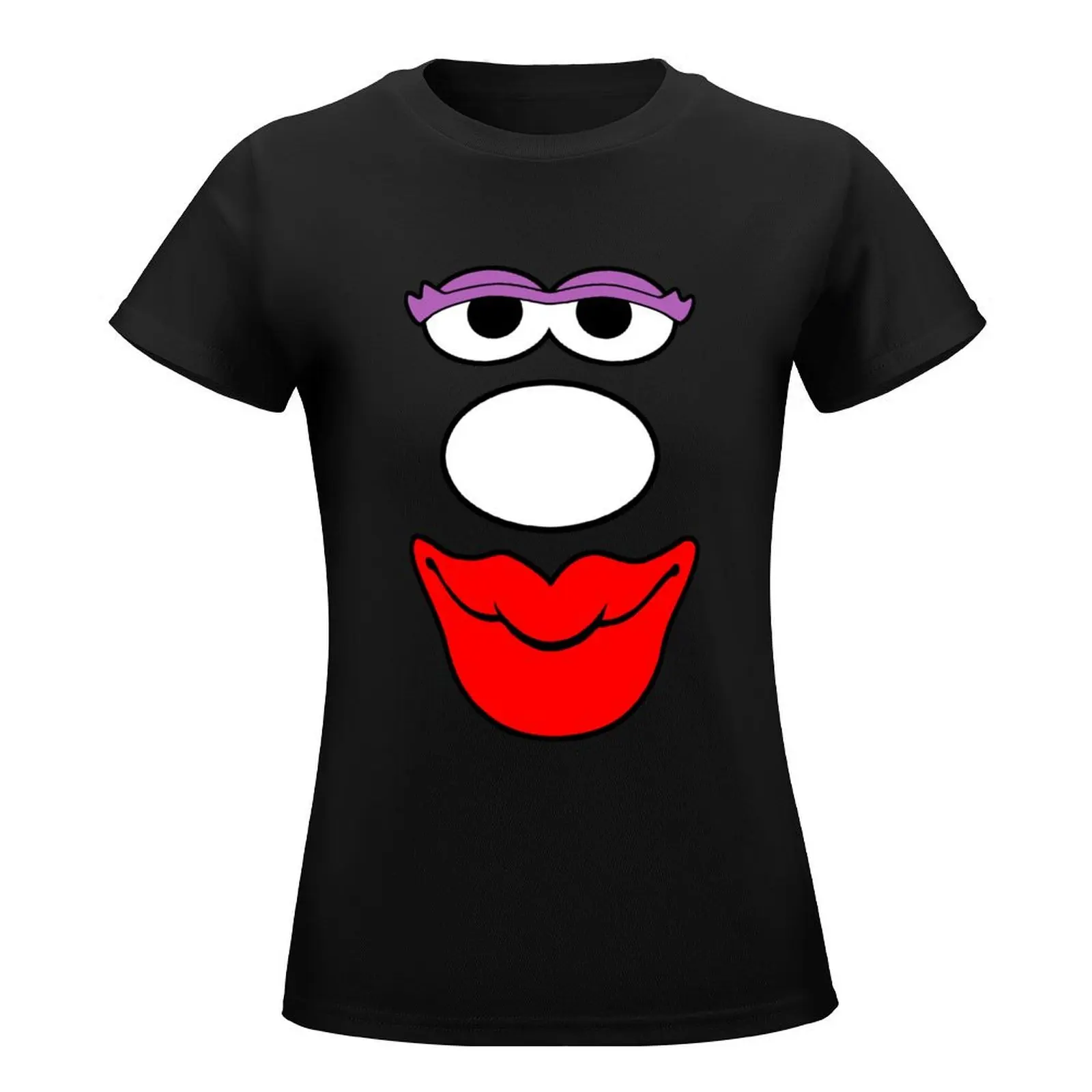 Mrs Potato Head T-Shirt hippie clothes aesthetic clothes oversized shirts graphic tees graphic t-shirts for Women