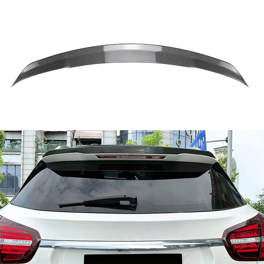 

Rear Spoiler For Mercedes-Benz GLA-Class X156 GLA180 200 GLA45 AMG 2014-2019 Car Rear Roof Trunk Spoiler Lip Trim