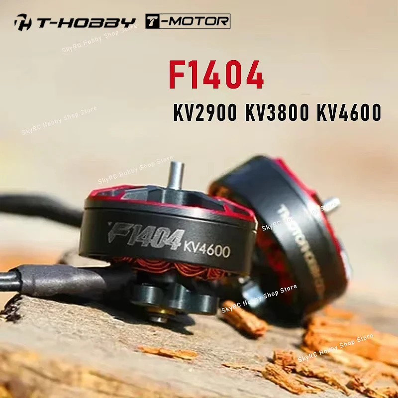 

Бесколлекторный двигатель T-MOTOR T-HOBBY F1404 3-4S KV2900/3800/4600 9N12P 9.34г 24AWG 150мм с валом 1.5мм для пропеллеров 2.5-4 дюйма RC FPV