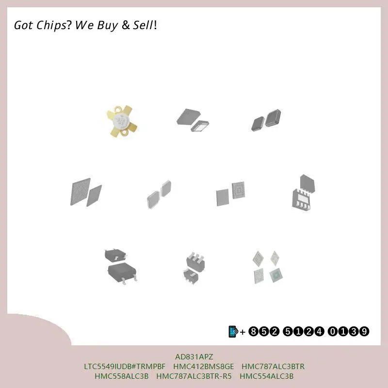 chip-chip-circuito-integrado-chip-mcu-ad831apz-ltc5549iudb-trmpbf-hmc412bms8ge-hmc787alc3btr-hmc558alc3b-hmc787alc3btr-r5