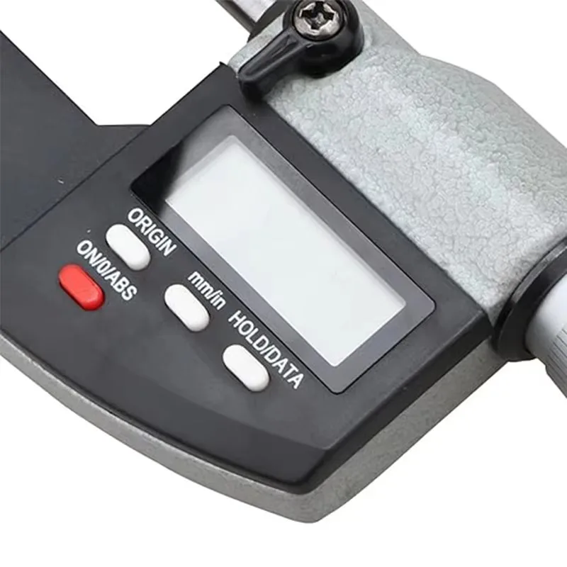 High-Precision 75-100mm Digital Caliper Stainless Steel Micrometer Tool Engraved Scale for Industrial Engineering Metalworking