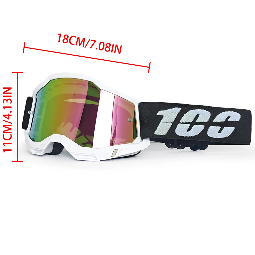 100 Bike Goggles Outdoor Cycling Glasses Moto Skiing Windproof Sandproof  Protection Man Woman Sunglasses