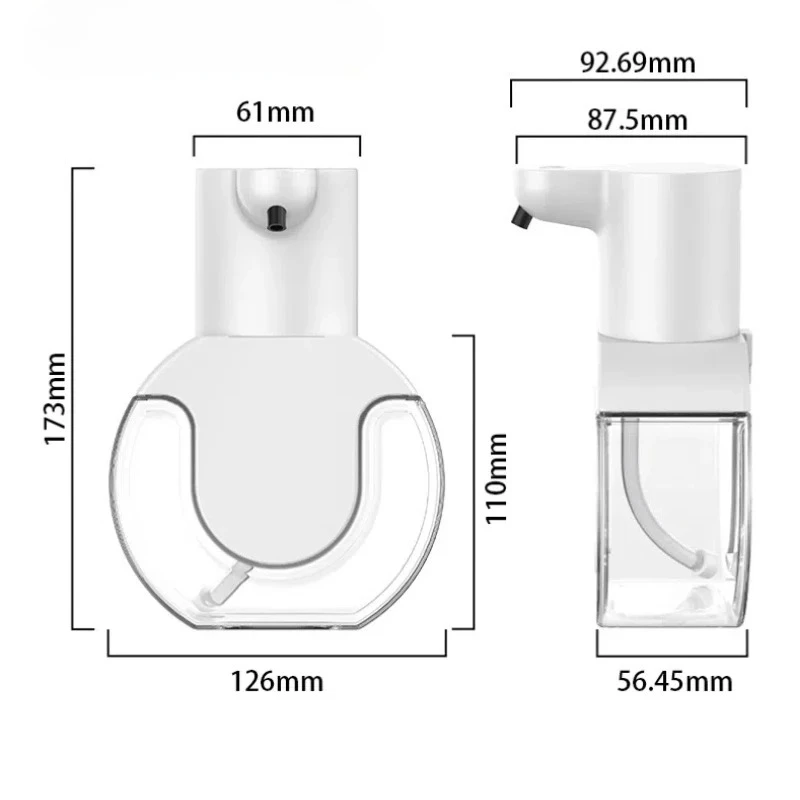 Smart Soap Dispenser 420ml Touchless Motion Sensor Washing Hand Device Wall-Mounted Liquid Soap Dispenser Liquid/Foam Model