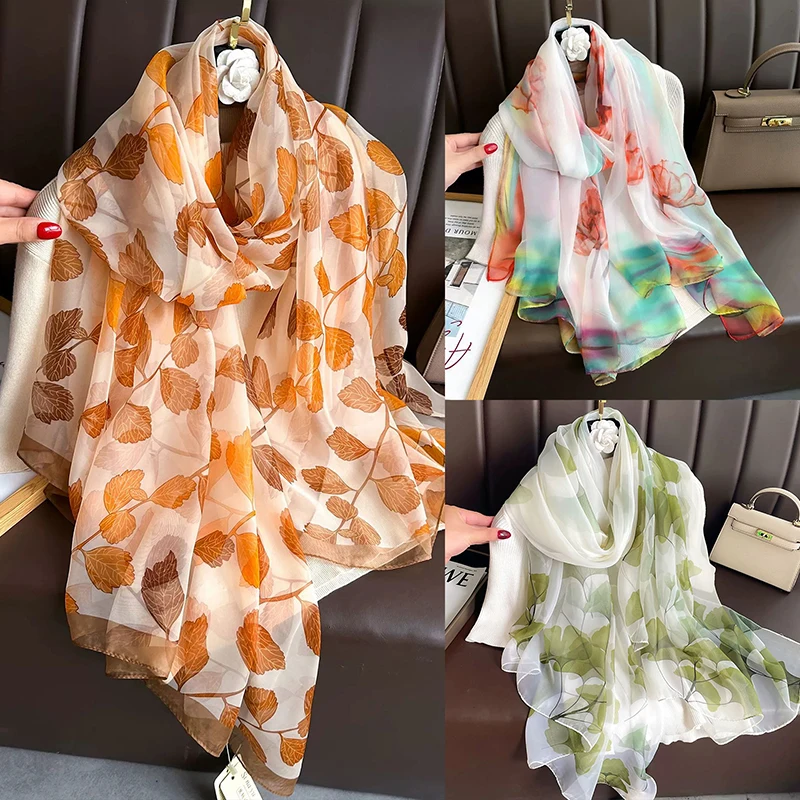 Mode Garn Schal Hals Foulard Stirnband Luxus Warm Schal für Frauen Hijab Design