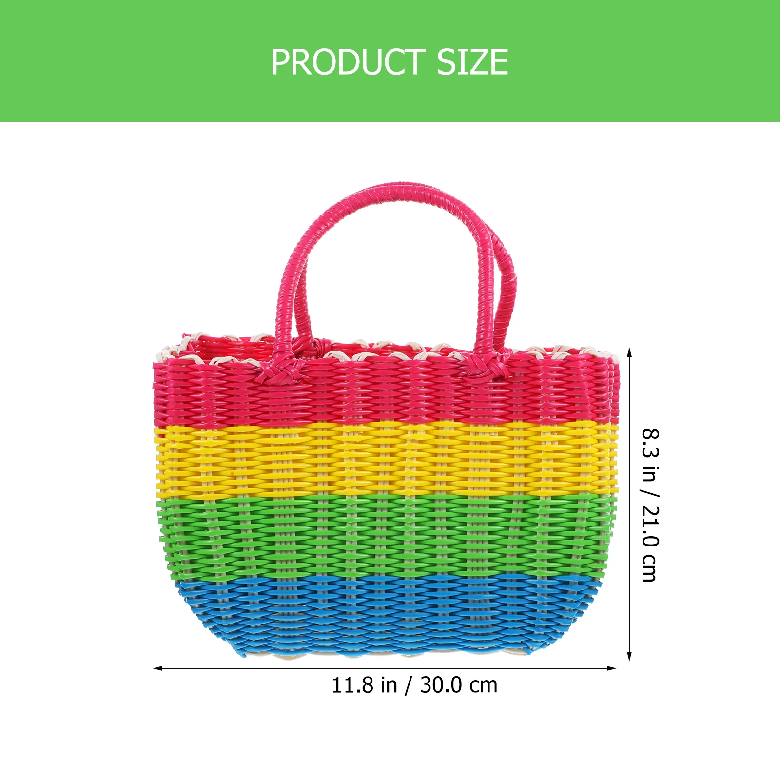 Vegetable Picnic Basketss Shopping Woven Straw African Market Plastic Gift Bathroom Organizing Toiletries Picnic