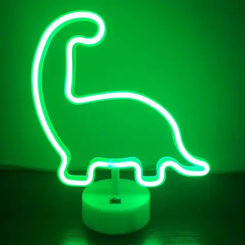 Dinosaur Neon Night Light Sign Wall Art Sign Night Lamp Xmas Birthday Gift Wedding Party Wall Hanging Neon Lamp Home Decor
