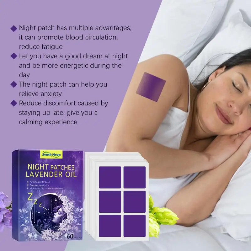 Sleep Aid Patches Calming Nerve Promote Sleeping Aromatherapy Relieve Stress Anxiety Relaxing Body Insomnia  Stickers