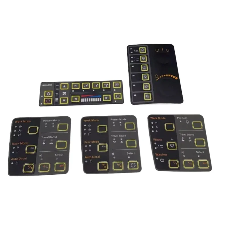 

For Hyundai R Excavator 200/215/225/265/305/-7 Air Conditioning Control Panel Accessories Stickers/Instruments