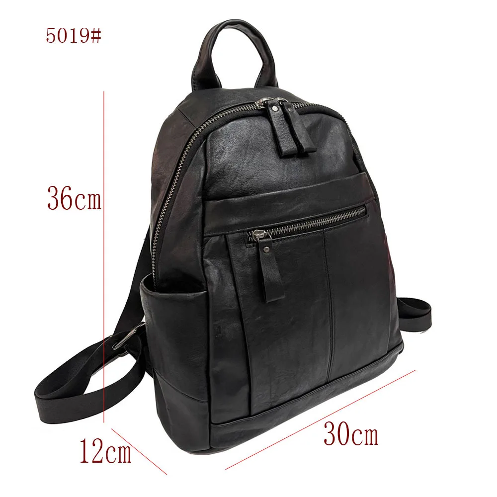 2024 New Women Soft Leather Backpack