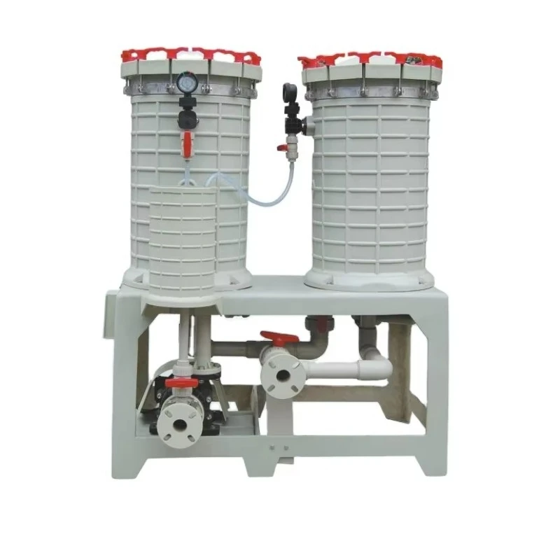 Industrial Dual Tower Pp Precision Chemical Industrial Filter for Electroplating
