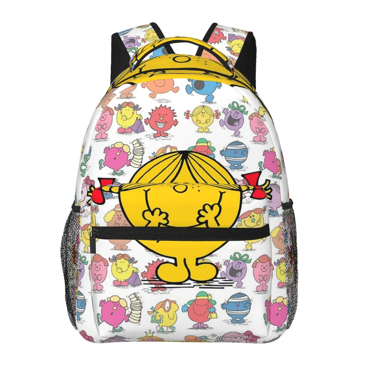 Little Miss Sunshine Backpacks Boys Girls Bookbag Students School Bags Cartoon Travel Rucksack Shoulder Bag Large Capacity