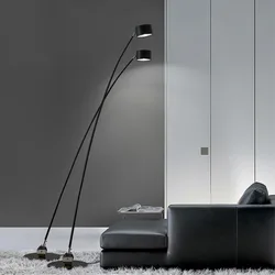 Designer Sampei Floor Lamp Minimalist LED Fishing Floor Light Bedroom Hotel Simple Living Room Corner Long Pole Standing Lamp