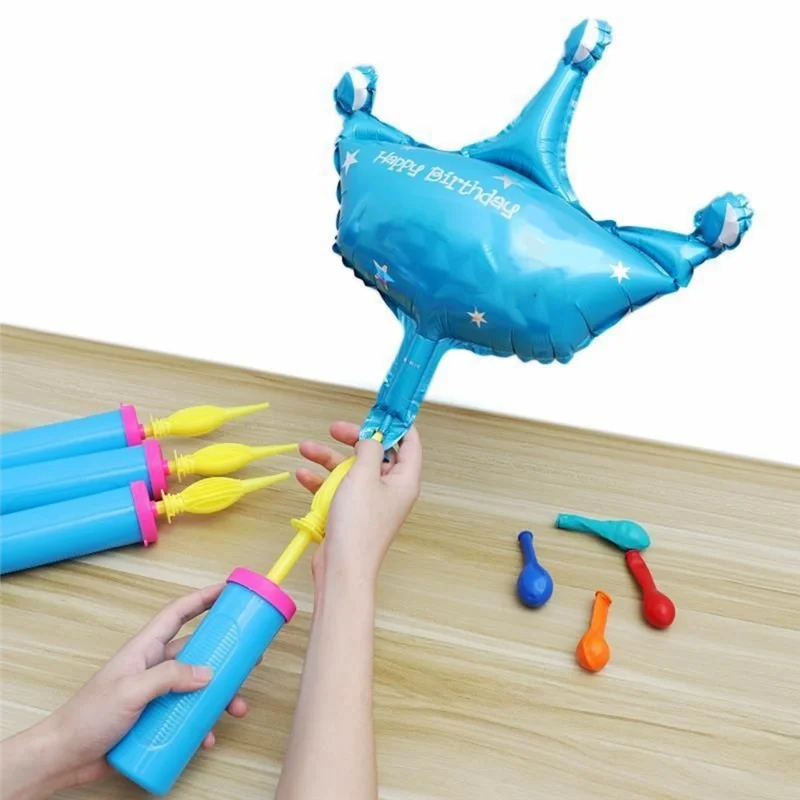 5Pcs Portable Manual Balloon Pump Two-Way Manual Inflator for Birthday Party Wedding Decoration Balloon Accessories