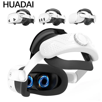 HUADAI Design Comfort Head Strap Compatible with Meta Quest 2/Oculus Quest 3/Quest 3S