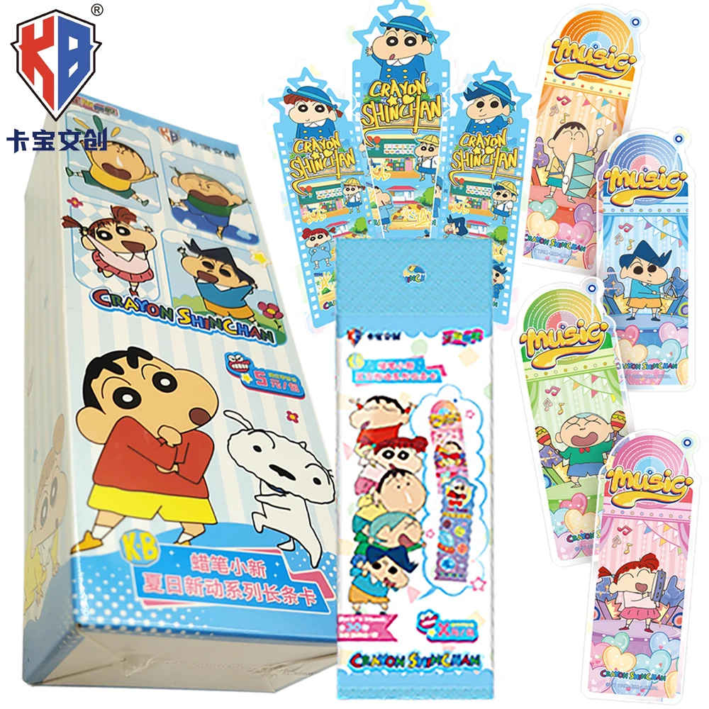 

Genuine Kabao Crayon Shin Chan Child's Collection Family Funny Animated Characters Long Strip Card Boys and Girls Hobbies Gifts