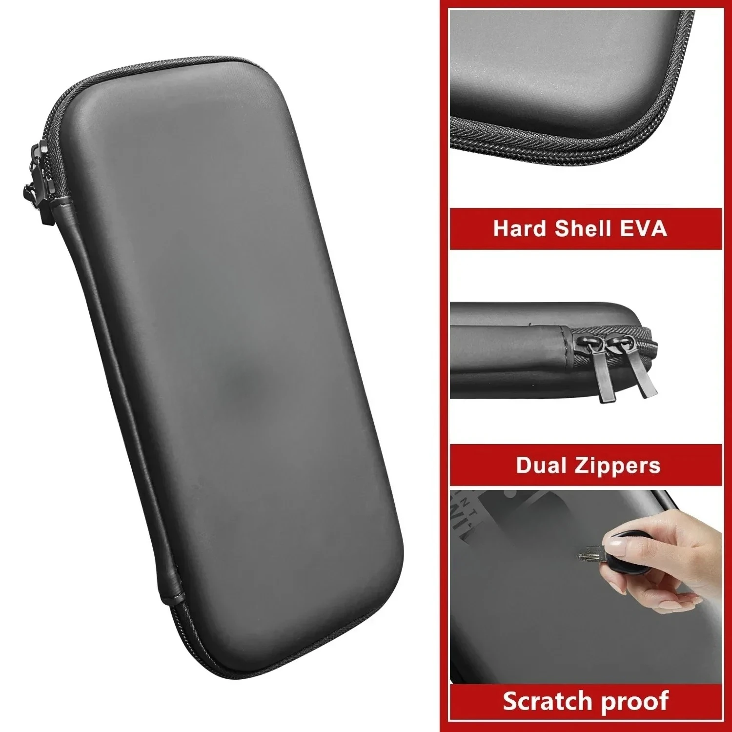 Slim Hard Travel Carrying Case for 2025 Switch 2 Waterproof EVA Hard Shell Protective Storage Hand Bag for Nintendo Switch 2 3