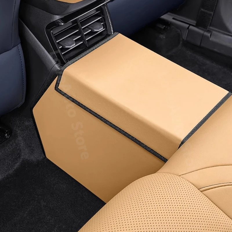 

For Geely Boyue L FX11 Starray Atlas L 2023 2024 Car Rear Seat Storage Box Seats Row Folding Storage Box Car Interior Cover