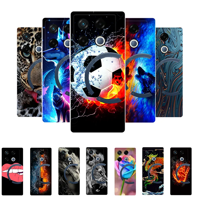 For Infinix GT 20 Pro 5G Case Football Soft Silicone Back Cases For Infinix GT 20 Pro Phone Cover X6871 GT20Pro Etui Fundas