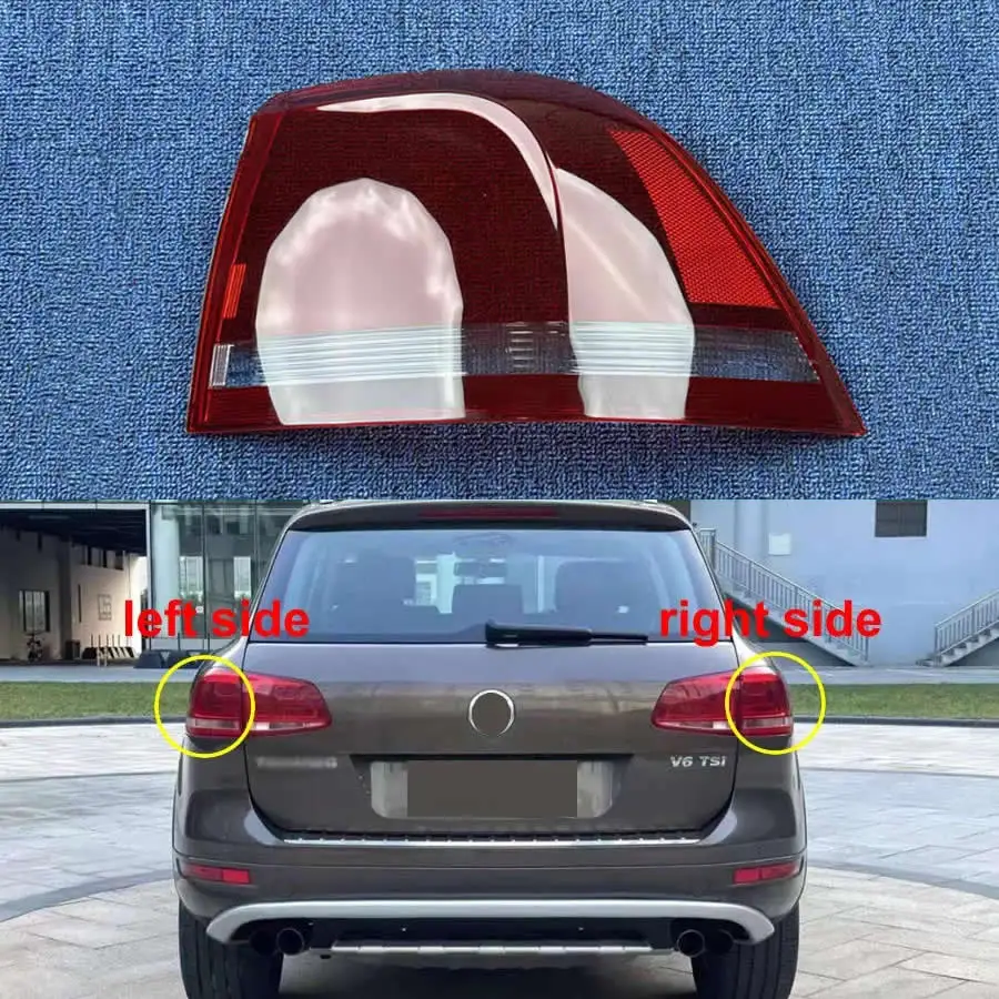 Für Volkswagen VW Touareg 2011 2012 2013 2014 2015 Außenrückleuchtenabdeckung Rücklichtschale Bremslichtmaske Plexiglas