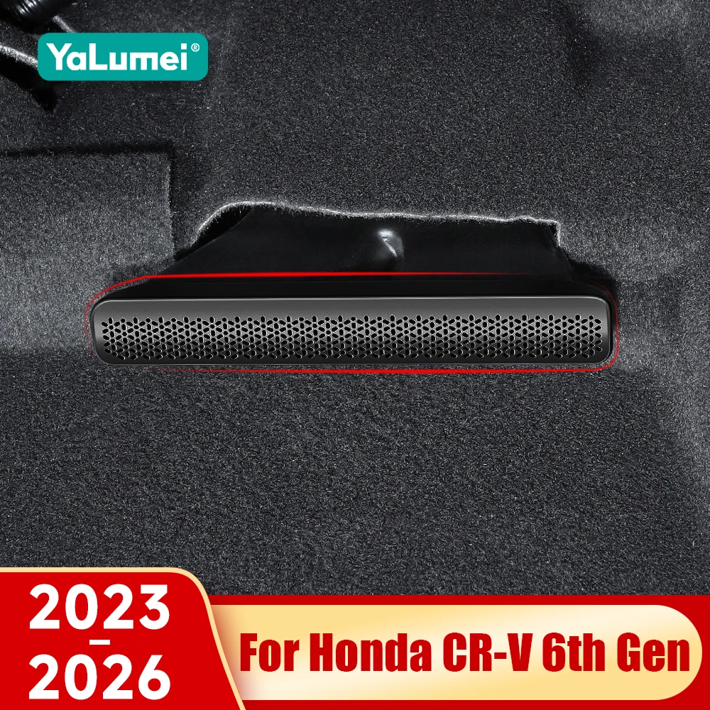 Für Honda CR-V CRV 6. Generation 2023 2024 2025 2026 Hybrid Auto Rücksitz Unterer Luftauslass Abdeckung Edelstahl Zubehör