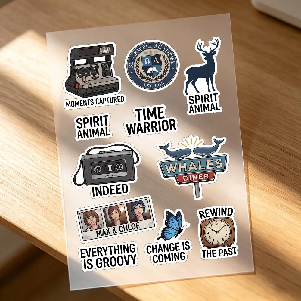 Game Life Is Strange Motorcycle Stickers Car Body Vinyl Stickers Laptop Wall Decals Car Modification Accessories