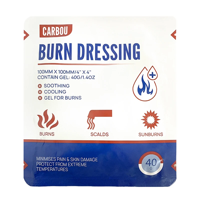 4 "x 4" Burn Dressing Gel Hydro gel steriler Trauma Dressing Fort geschrittene Heilung für die Wund versorgung Erste Hilfe Burncare Bandage 10cm x 10cm