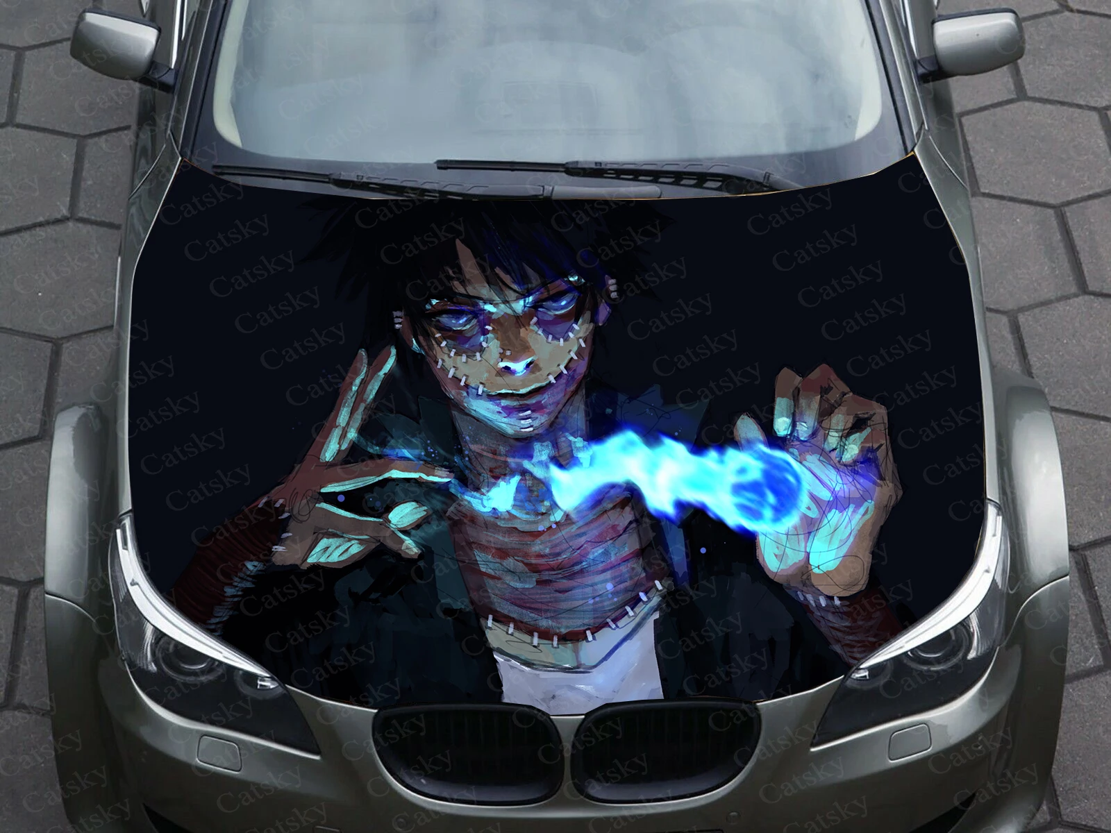 

Hero Academia Character Dabi Car Decal Graphics Vinyl decal Cover Pattern Packaging Decal custom DIY design hood engine Stickers