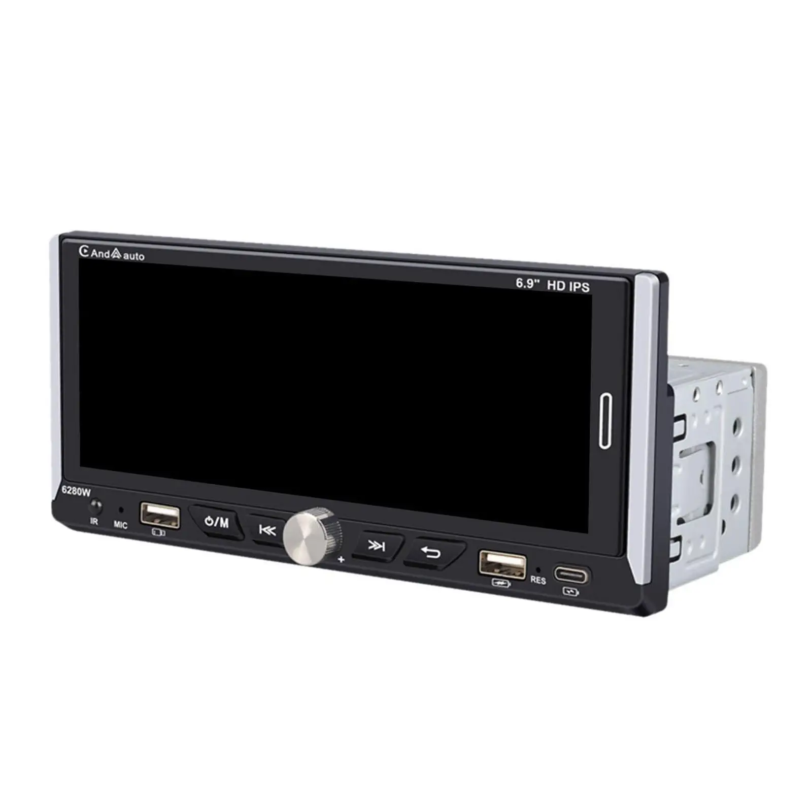 Car Stereo High Definition Black with Backup Camera Input 1280x480 Resolution