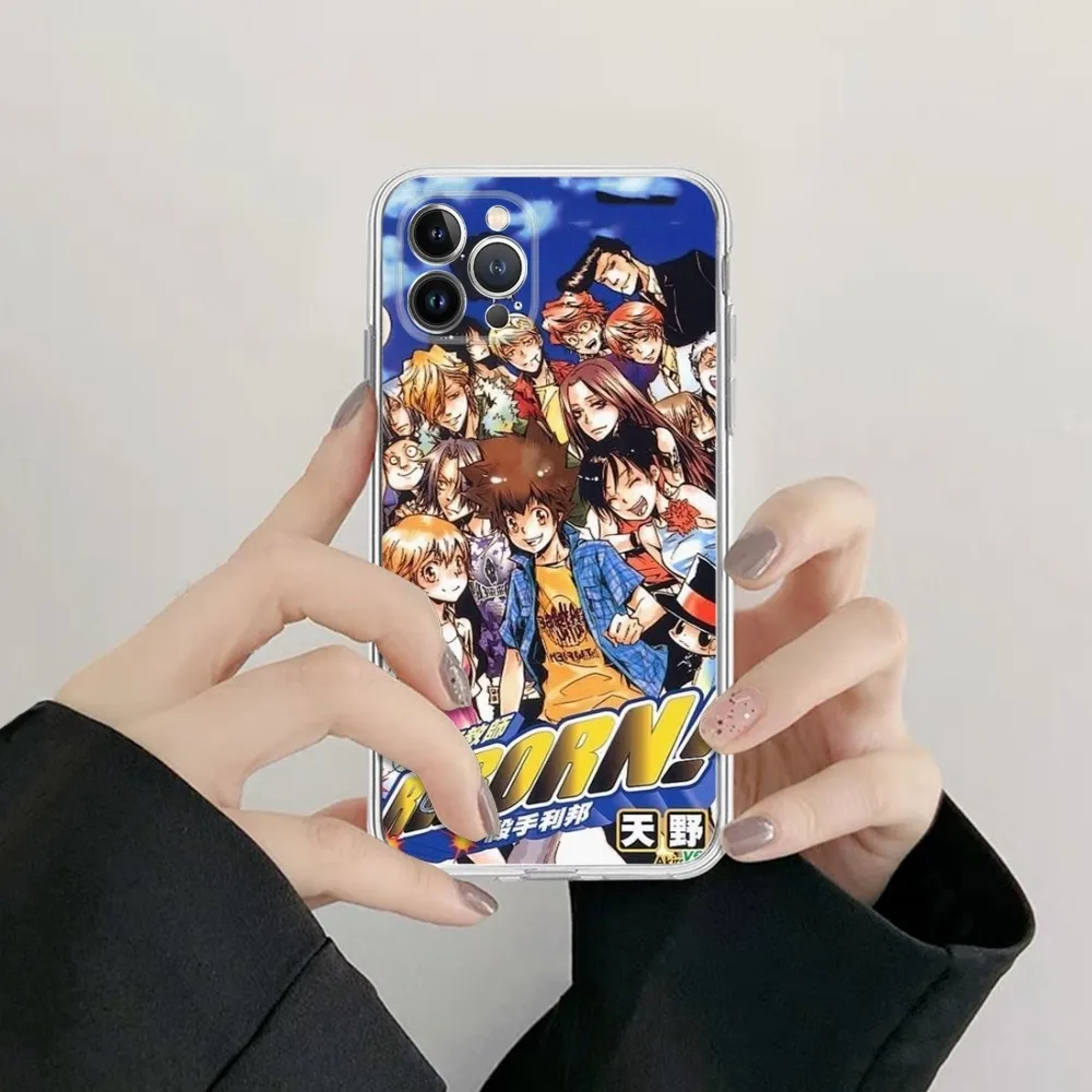 Katekyo Hitman Reborn Phone Case For iPhone 15 14 11 12 13 Mini Pro XS Max Cover 6 7 8 Plus X XR SE 2020 Funda Shell