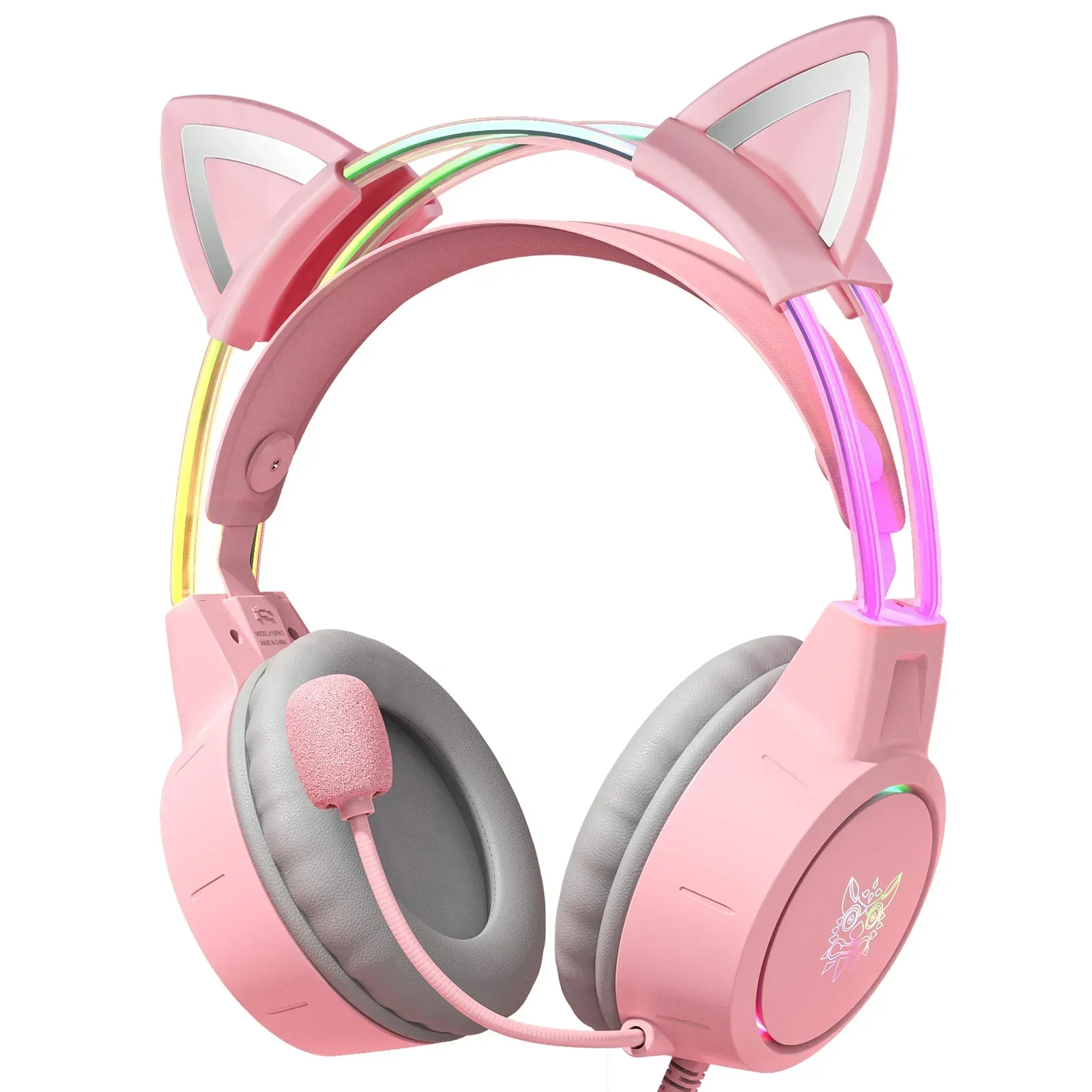 

X15 Pro Free Sample Cute Cat'S Ps5 Headsets Girls Pink 2023 Good Quality Led Earphones Headphones 2024