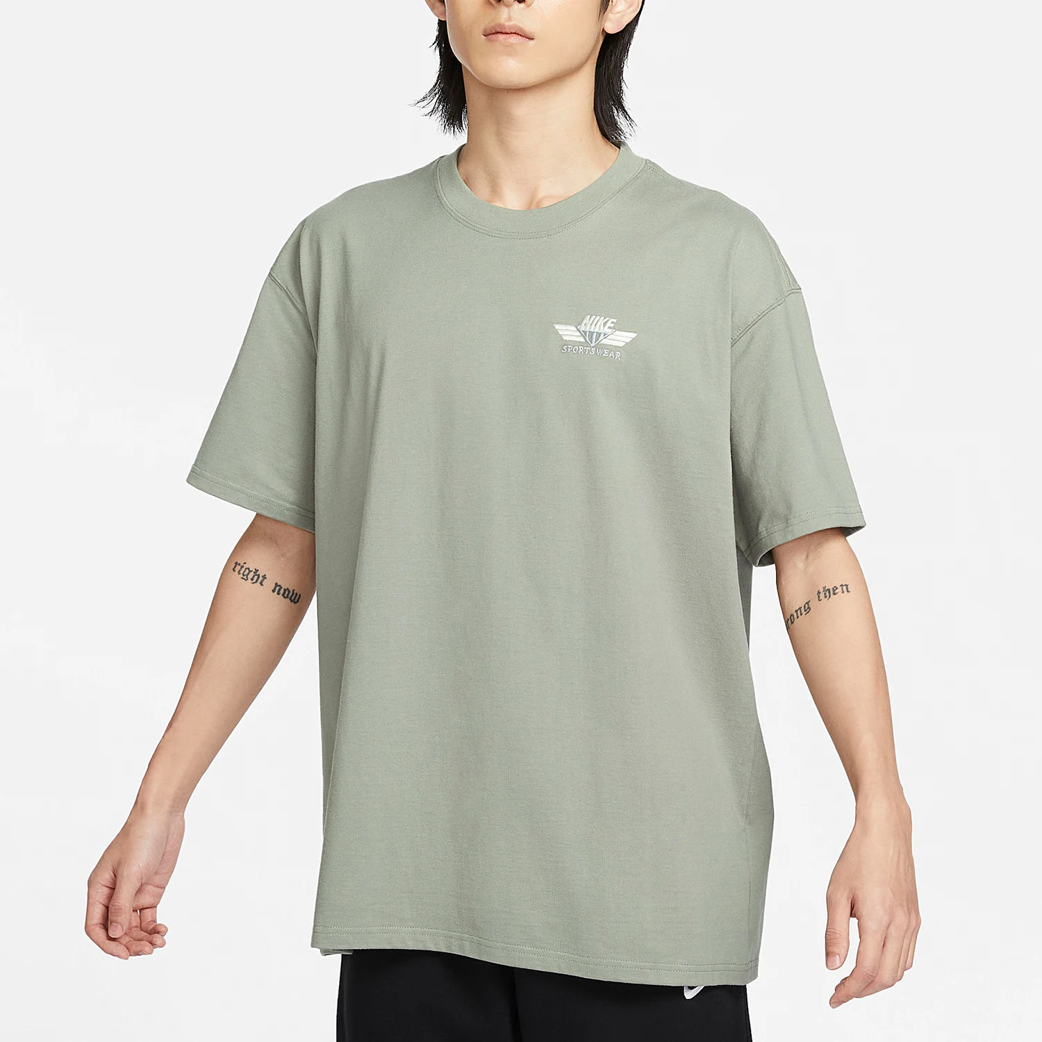 تي شيرت Nike Official Spring New للرجال فضفاض رياضي كاجوال بأكمام قصيرة HJ6544-053