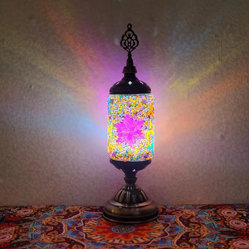 Plug-in Moroccan Table Lamp Romantic Gift Turkish Style Decorative Table Lamp Children's Room Lighting