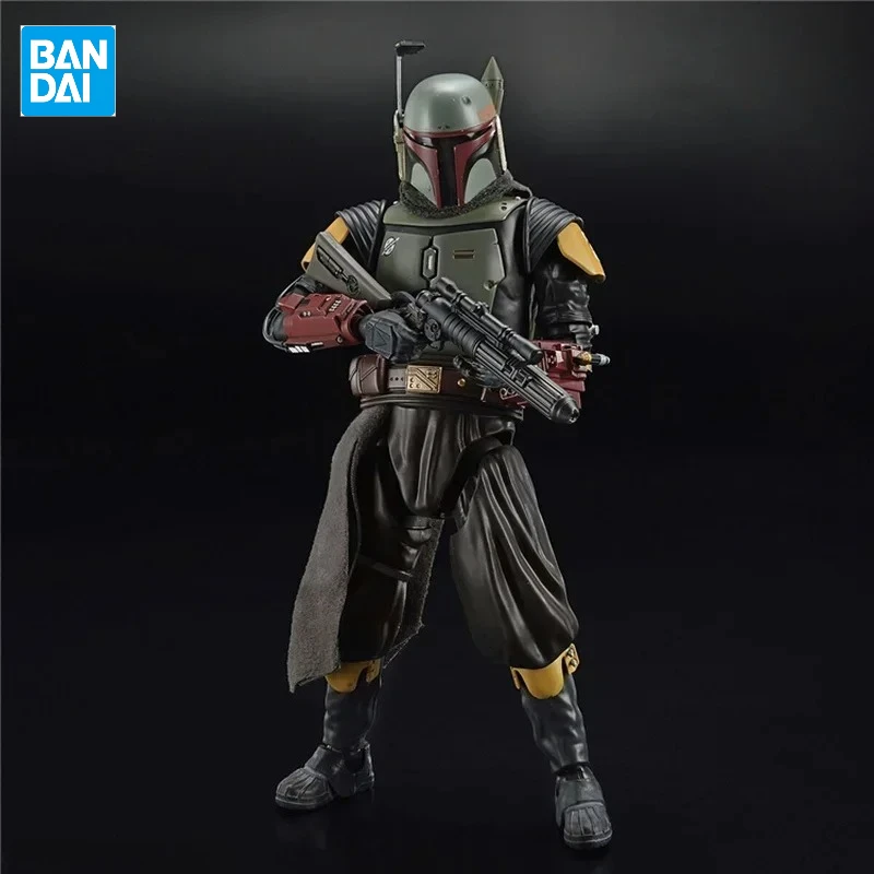 

In Stock Genuine Bandai Star Wars Movie Anime 1/12 Boba Fett Assembly Anime Action Figure Model Toys Collectible Ornaments Gifts