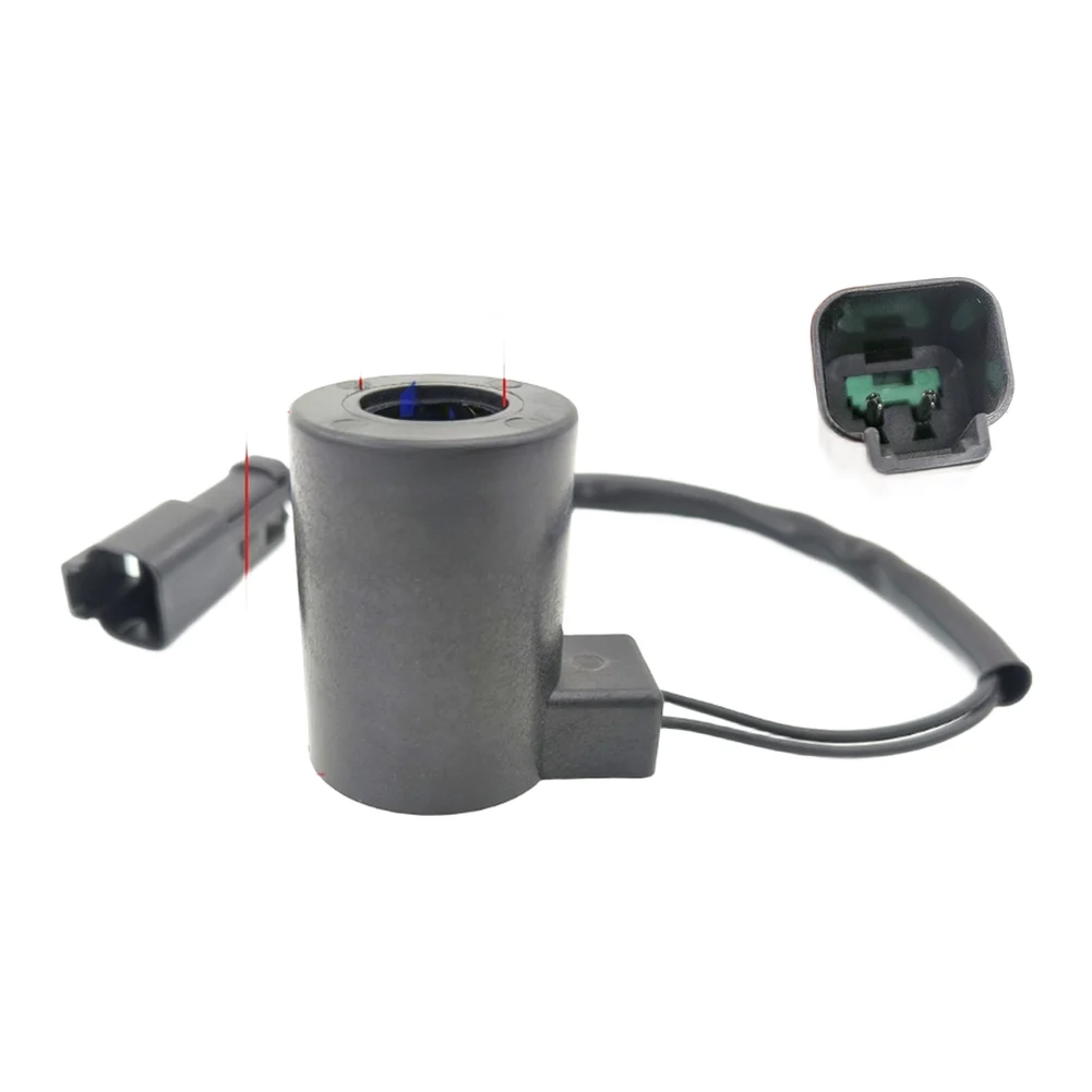 ZAX60 Excavator Parts Rotation Solenoid Valve Pilot Safety Lock Coil 24V Solenoid Valve Coil Overall Length 45mm ﻿