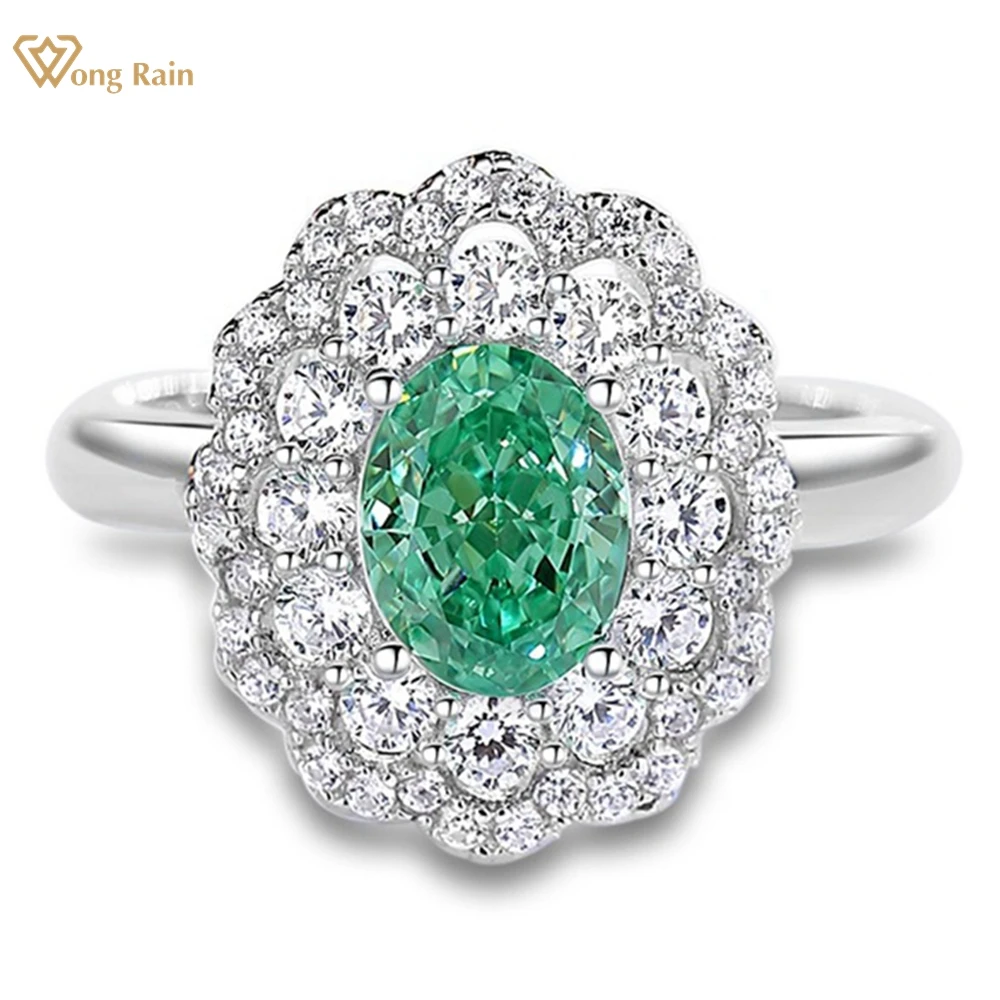 wong rain paraiba turmalina gemstone anel de noivado para mulheres elegante 925 sterling silver oval 15ct joias finas 01