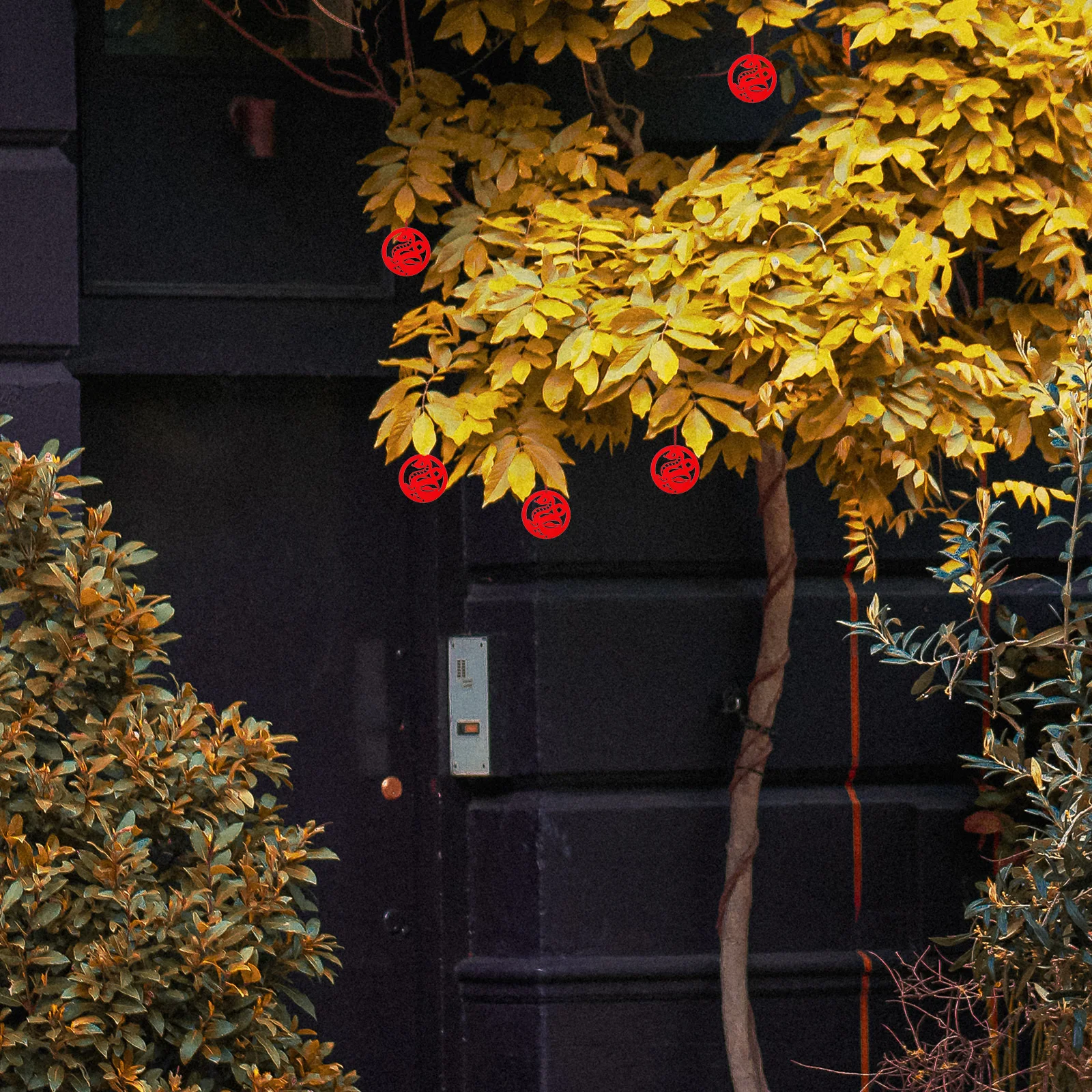 

10Pcs Chinese New Year Wooden Cutouts Unique Meticulous Design Traditional Elegance Spring Festival Bonsai Decor