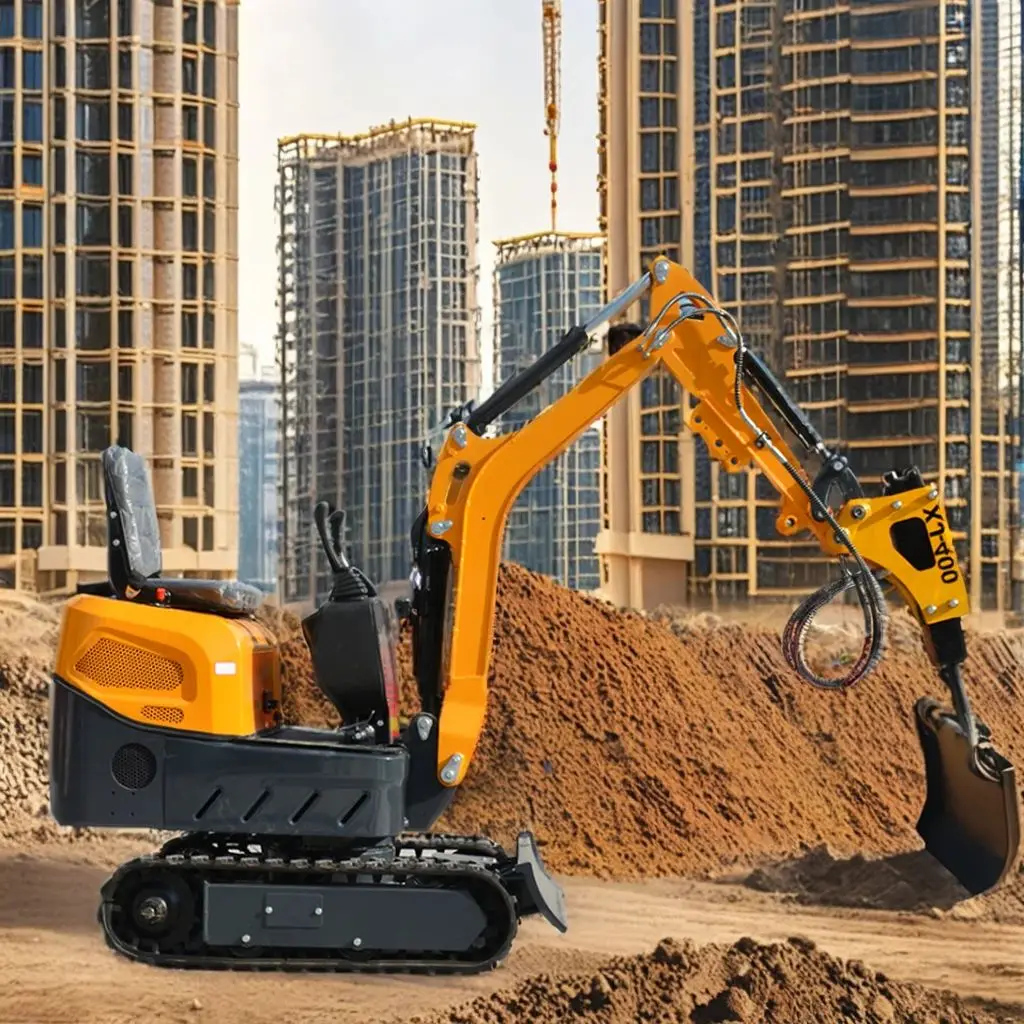 

Manufacturer direct sales customized small excavator 1.2-ton Kubota engine diesel track type for sale