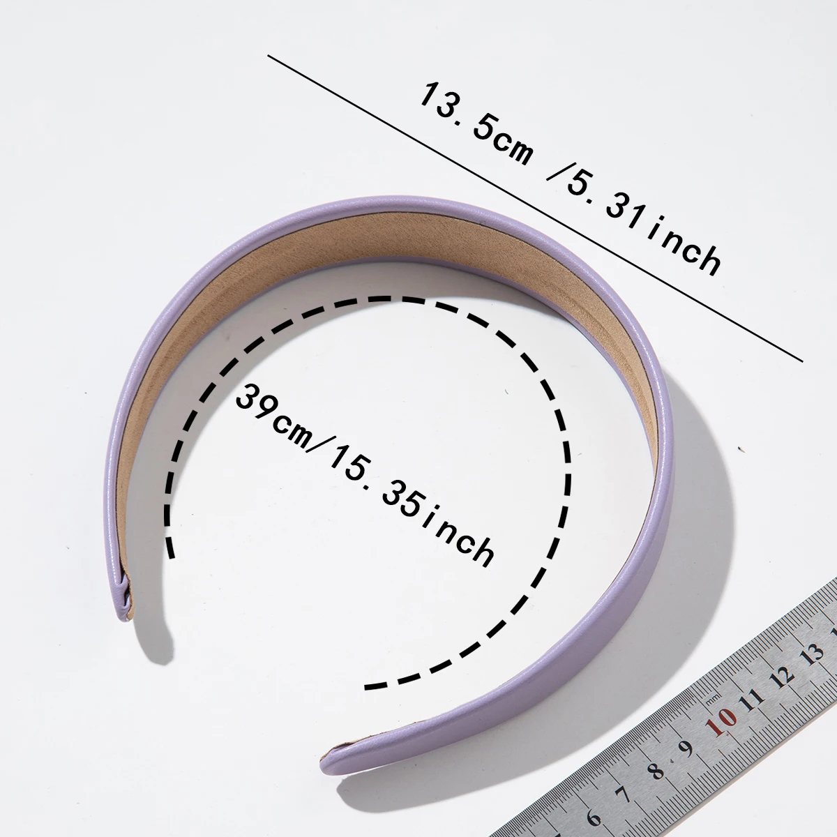 3cm PU Leather Headband Korean Style Fashion  Hairclip Hairbands Chic Vintage Hair Hoop Accessories for Girls Women Ladies