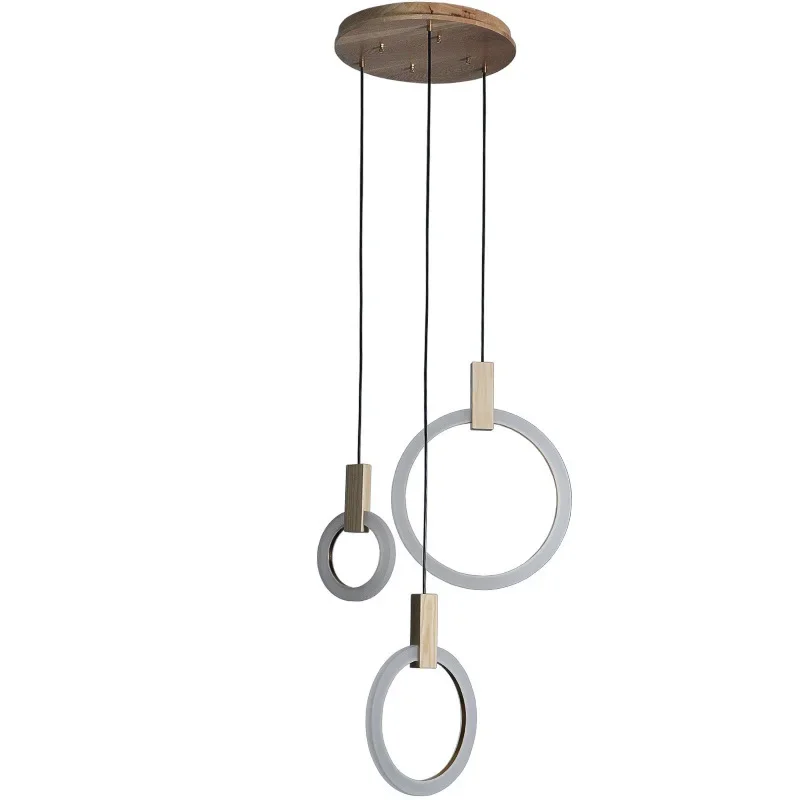 

Nordic Lighting Duplex Staircase Long Chandelier Villa Hotel Rotating Simple Personality