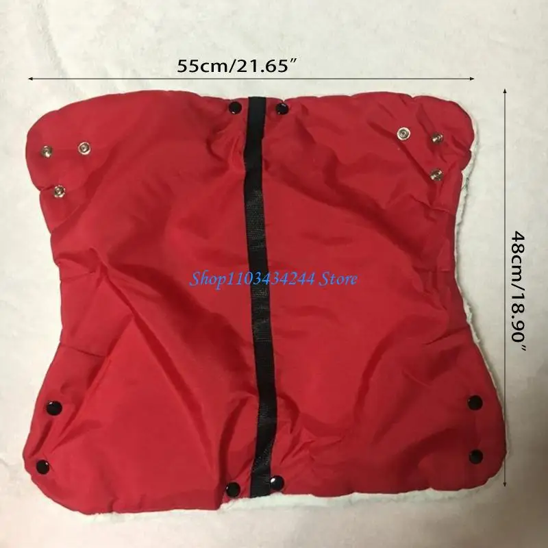 الشتاء عربة قفازات يدفع باليدين اليد إفشل الدافئة الفراء الصوف عربة القفاز الطفل عربات التي تجرها الدواب عربة في الهواء الطلق #6