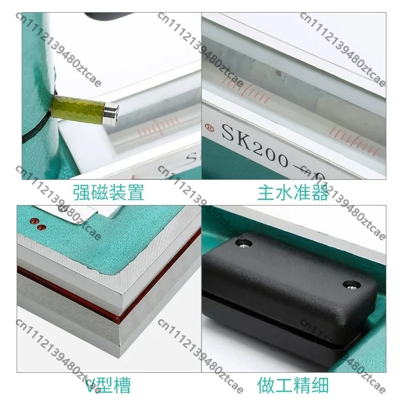200×200mm Magnetic Frame Level, High Precision Mechanical Level Measuring Instrument