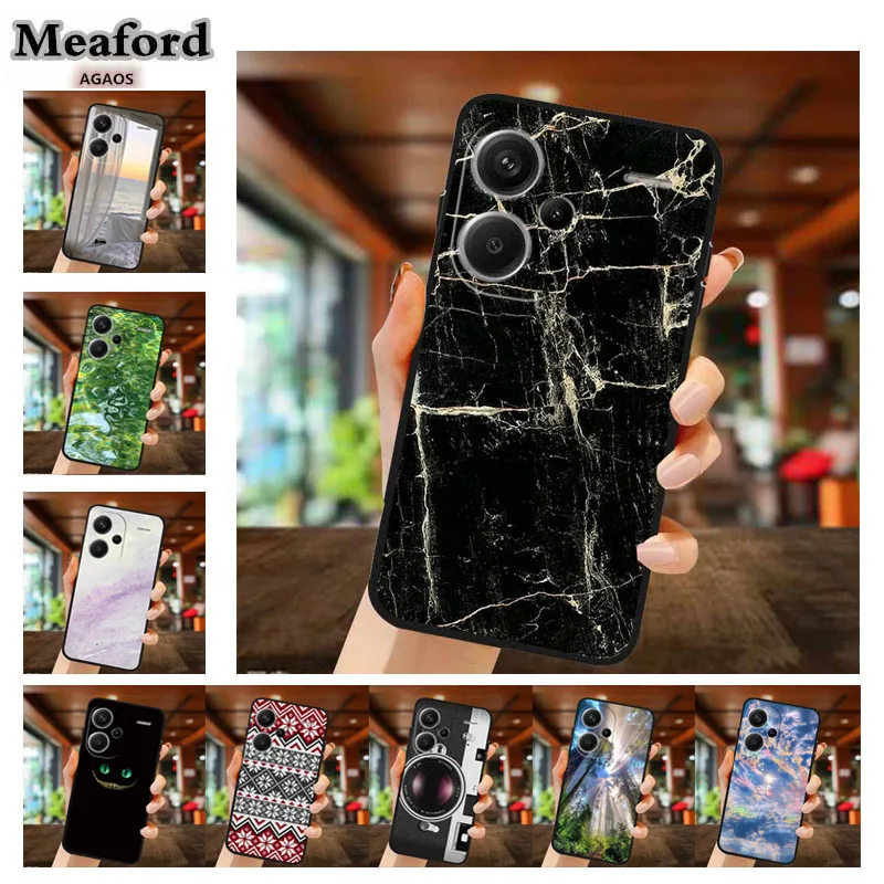 Carcasa trasera suave Para Redmi Note 13 Pro, Funda de teléfono de silicona TPU, Funda Para Xiaomi Redmi Note 13 Pro 4G 5G 13 Pro Plus pro +