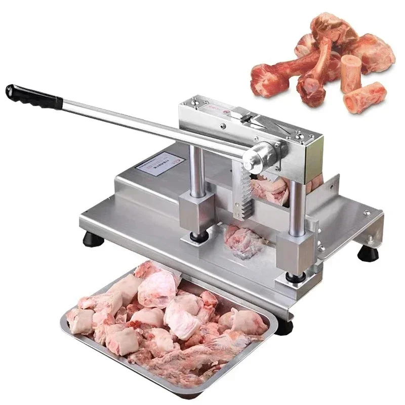 

Manual Frozen Meat And Bone Cutter Machine - Fish Ribs Leg Ribbonfish Guillotine Cut Chopping Tool for Kitchen