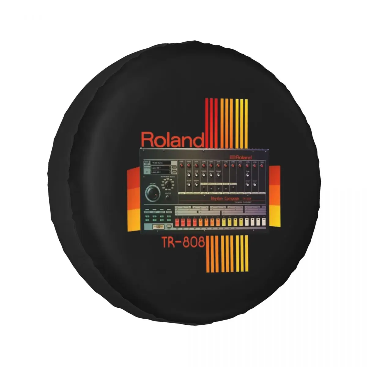

Изготовленная на заказ модель барабанной машины Roland Tr-808, чехол для запасного колеса для прицепа автомобиля 4x4, защитные чехлы для колес 14 дюймов, 15 дюймов, 16 дюймов, 17 дюймов