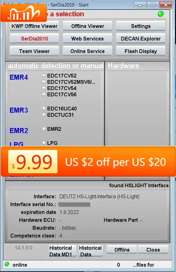 

TruckEPC Deutz SerDia 2010 [2023] лицензирован на 2050 УРОВЕНЬ 4-6