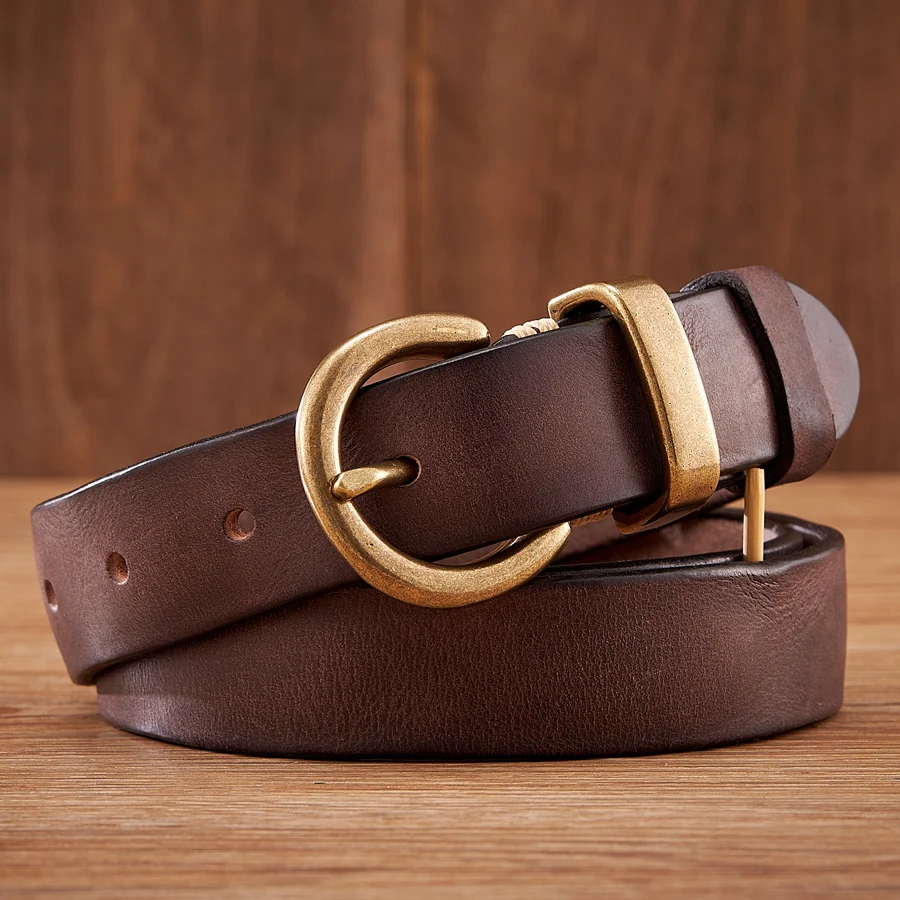 Women's Genuine Leather Waist Belt 4
