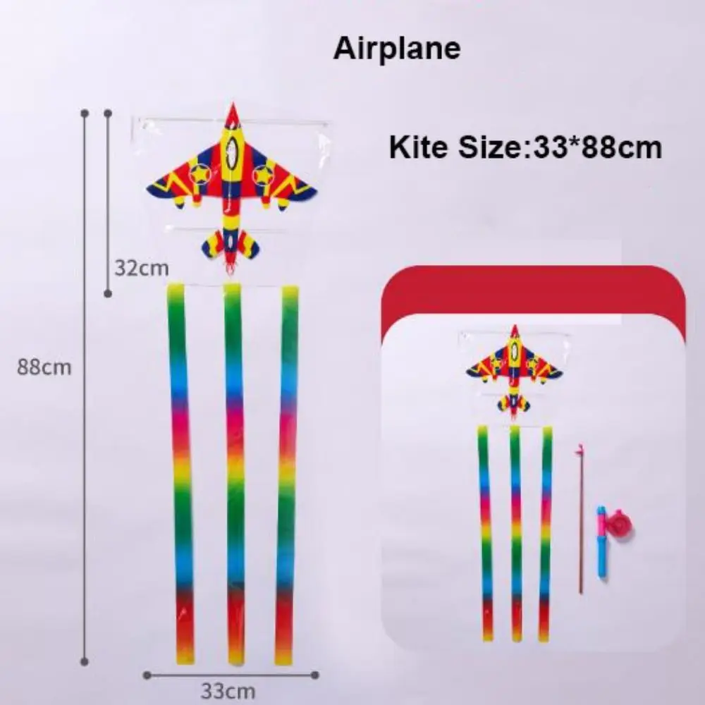 33*88 cm Plastic Eagle Kite Cartoon Gemakkelijk Vliegen Grote Eagle Vliegers met Staarten Ouder-Unisex Interactief Speelgoed Vliegende Vogel Vliegers